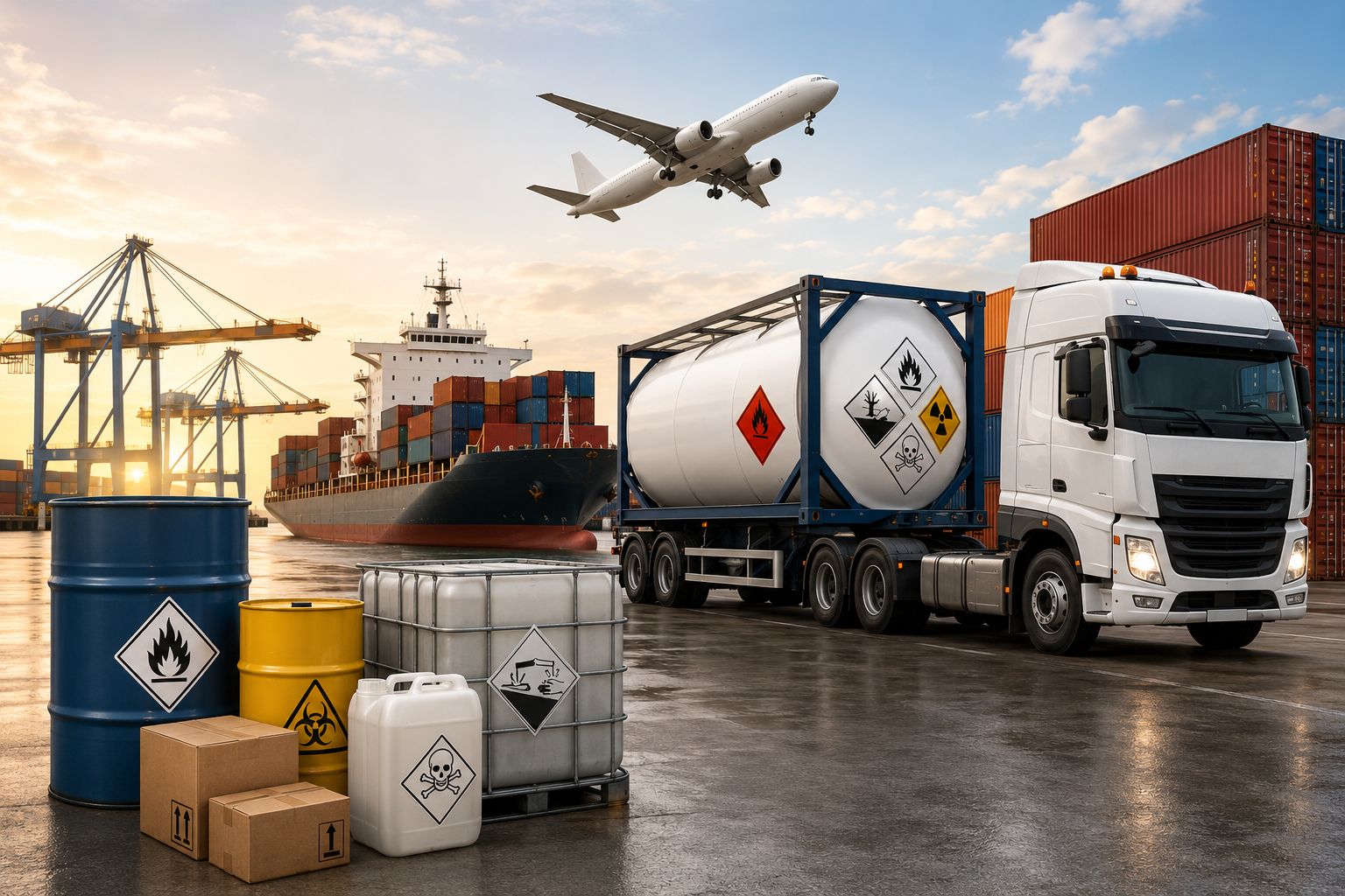 Dangerous Goods Logistics Services | Safe & Compliant Hazardous Cargo Transportation