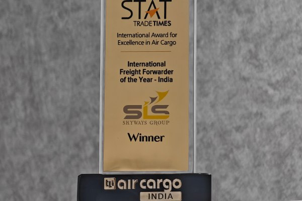 Skyways Air Services Ltd. has been recognized as the Top International Freight Forwarder of the Year India