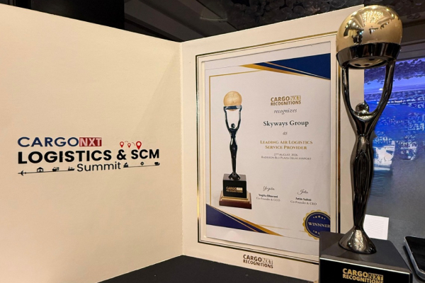 Skyways Air Services Ltd. Honoured as Leading Air Logistics Service Provide